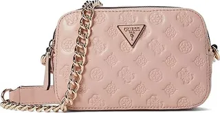 GUESS Noelle Crossbody Camera (Pale Rose) Handbags