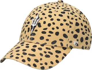 Women's '47 Brand Tan Arizona State Sun Devils Cheetah Clean Up Adjustable Hat