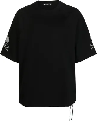 embroidered-logo T-shirt