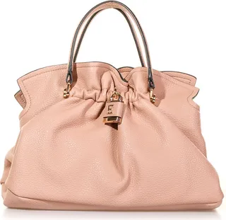 Octavia Curled Small Tote Bag With Shoulder Strap