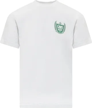 Sporty & Rich Logo Print Crewneck T-Shirt