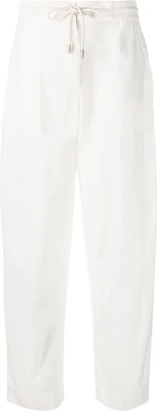 Straight-Leg Drawstring Trousers