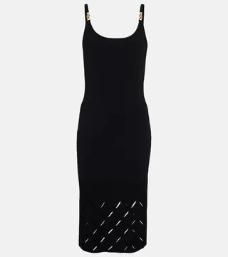 Medusa cutout midi dress