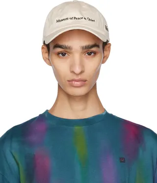 Museum of Peace & Quiet Beige Logo Cap