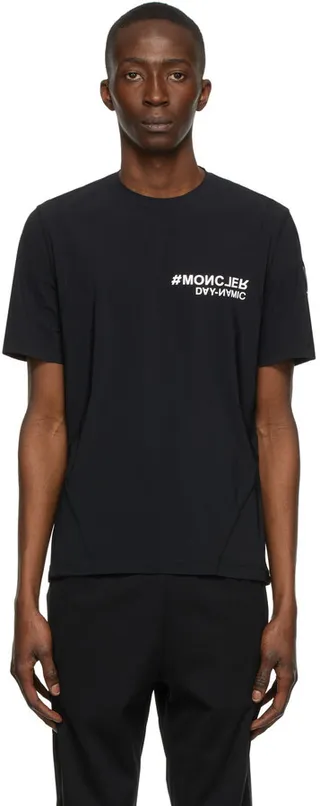 Moncler Grenoble Black Grenoble T-Shirt