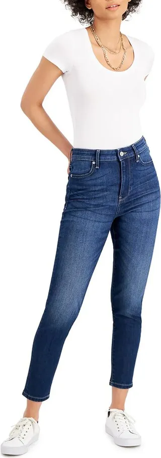 Womens Denim Whisker Wash Jeggings