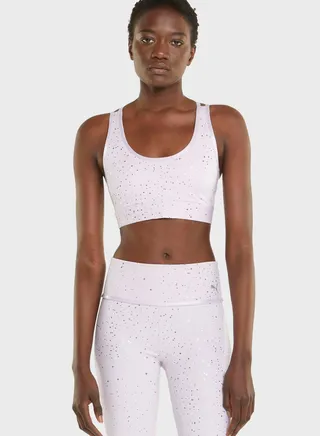 Stardust Mid Impact Crystalline Bra