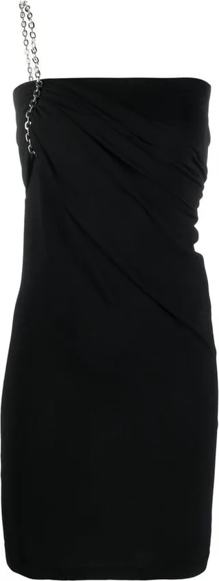 Black G Link Mini Dress