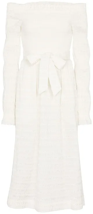 Jame off-shoulder midi dress