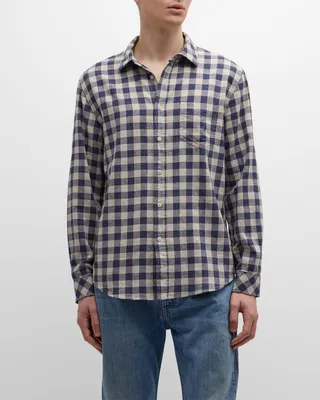 Men's Wyatt Gingham Check Sport Shirt