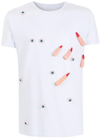 appliqué-detail cotton T-Shirt