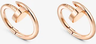 Mens Juste Un Clou 18ct Solid Pink-gold Cufflinks
