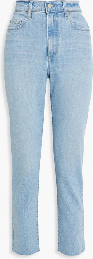 Frankie high-rise slim-leg jeans