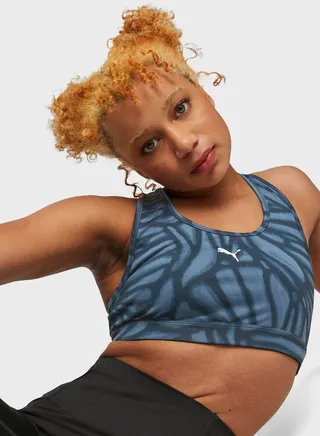 4Keeps Mid Impact Graphic Bra