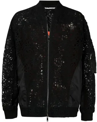 Lace Bomber Jacket