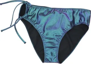 Rick Owens Iridescent Tie Detailed Bikini Bottom