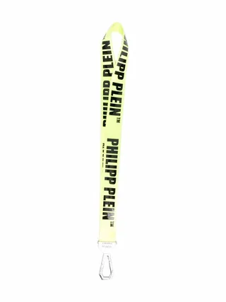 Logo-Print Two-Tone Keychain