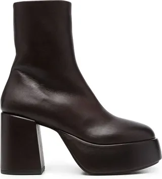 Platform Leather Boots