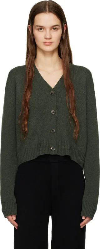LISA YANG Green 'The Marion' Cardigan