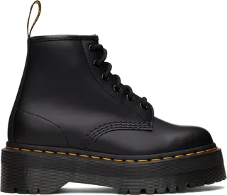 Dr. Martens Black 101 Quad Platform Boots
