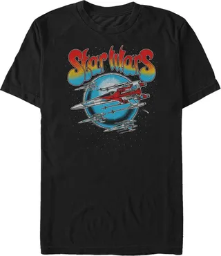 Men's Star Wars: The Rise of Skywalker Groovy Flight T-Shirt - Black - X Large