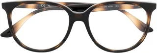 Logo-Plaque Round Glasses