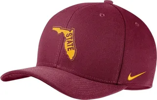 Men's Nike Garnet Florida State Seminoles Classic99 Swoosh Performance Flex Hat