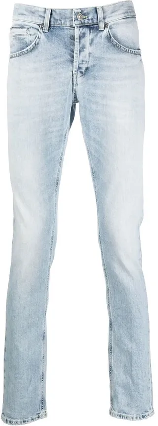 Mid-Rise Slim Trousers