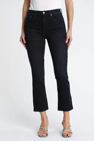 Lennon High Rise Cropped Boot Cut Jean in Joyride Wash