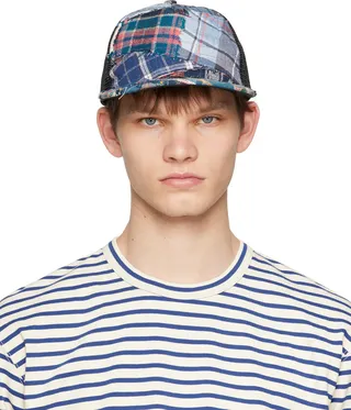 Greg Lauren Multicolor Patchwork Cap
