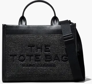 The Woven Dtm Medium Tote Bag - Black