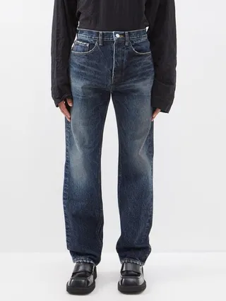 Distressed Relaxed-fit Jeans