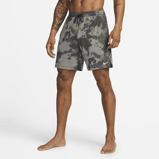 Men's Nike Yoga Dri-FIT 7" Unlined Shorts in Grey
