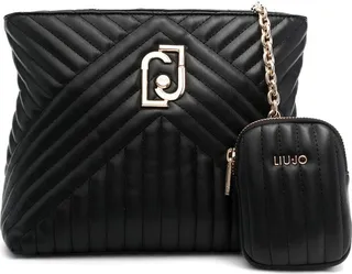 Chevron-Quilt Shoulder Bag