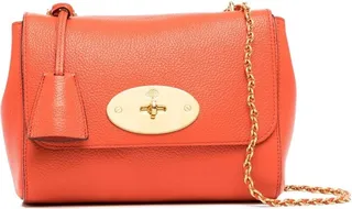 Leather Twist-Lock Shoulder-Bag