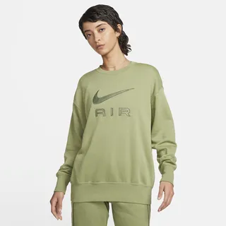 Nike Women's Air Fleece Crew Sweatshirt in Green