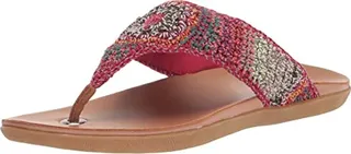 The SAK Women's Shana Crochet Thong Sandal Flat