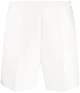 Pressed-Crease Two-Pocket Tailored Shorts