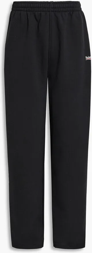 Printed mesh sweatpants