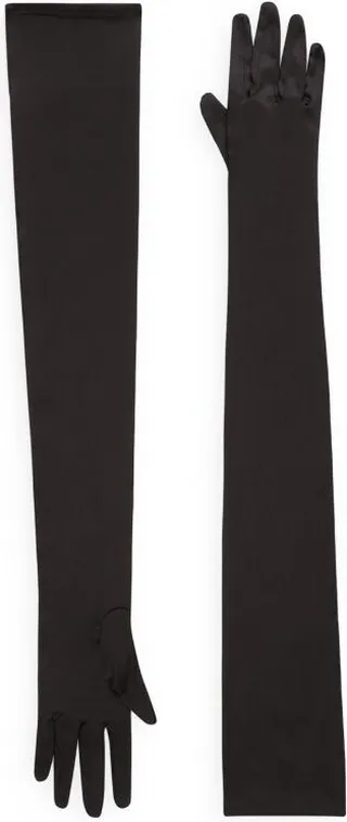 Dolce & Gabbana Kim Dolce & Gabbana Silk Long Gloves