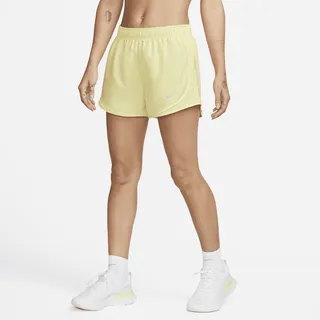 Nike Women's Tempo Brief-Lined Running Shorts in Yellow