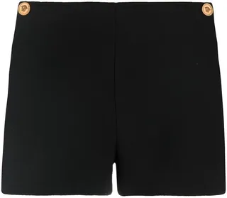 Medusa-stud mini shorts