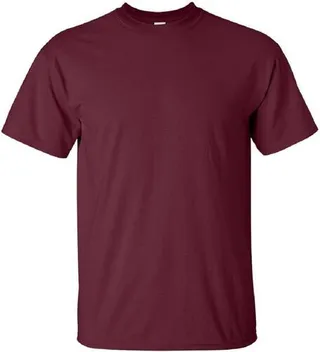 Gildan Gildan Mens Ultra Cotton Short Sleeve T-Shirt (Maroon) - Purple