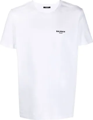 logo-embroidered cotton T-shirt