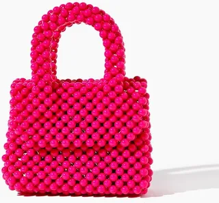 Beaded Mini Crossbody Bag