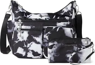 Baggallini Modern Everywhere Bag (Black Ink Tie-Dye) Cross Body Handbags
