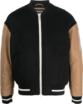 Appliqué-Logo Bomber Jacket