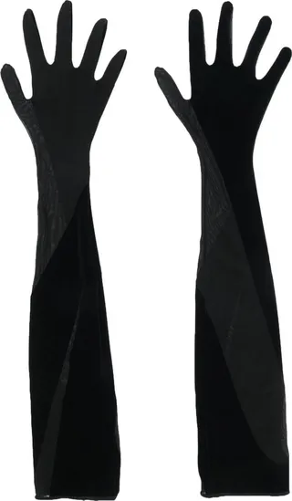 x Wolford elbow-length gloves