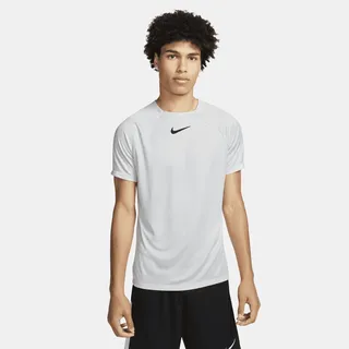 Nike Men's Dri-FIT Academy Short-Sleeve Soccer Top in Grey