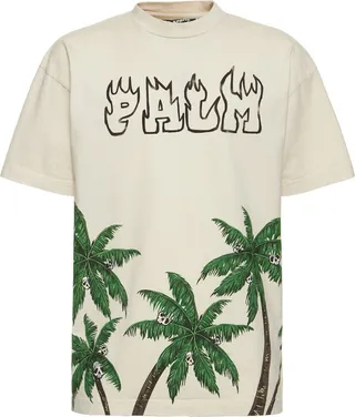 Palms & Skull vintage cotton t-shirt